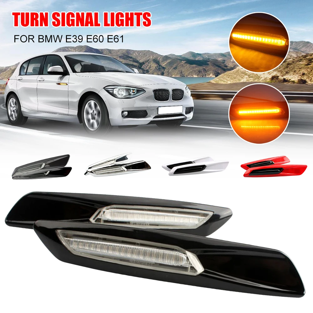 2pcs Solid Amber 12V LED Side Marker Lights Turn Signal Lights for BMW 1 3 5 Series E90 E91 E92 E93 E60 E61 Front Fender Lights
2pcs Solid Amber 12V LED Side Marker Lights Turn Signal Lights for BMW 1 3 5 Series E90 E91 E92 E93 E60 E61 Front Fender Lights