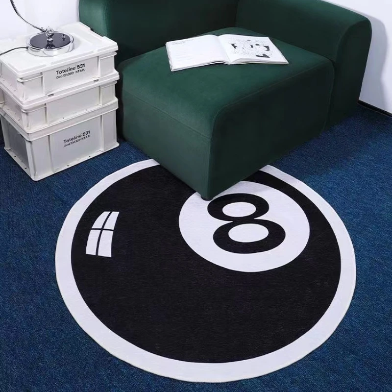 Billiards Round Carpet Round Bedroom Bedside Blanket Home Living Room Carpet Sofa Coffee Table Blankets Decoration Floor Mat
Billiards Round Carpet Round Bedroom Bedside Blanket Home Living Room Carpet Sofa Coffee Table Blankets Decoration Floor Mat