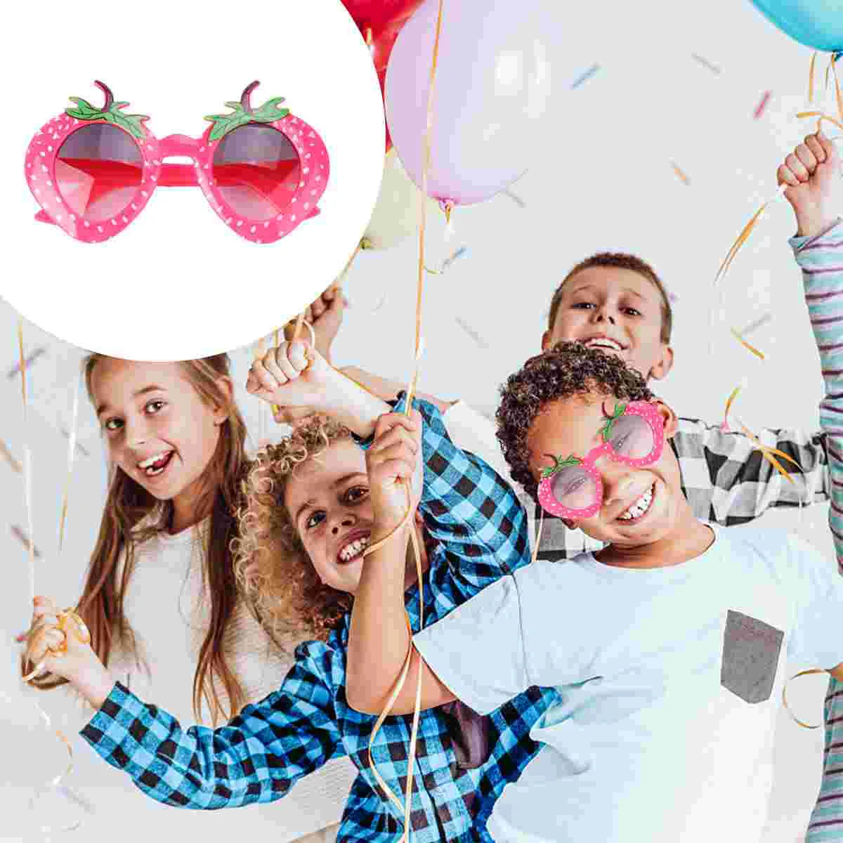 1pc Strawberry Glasses Fancy Dress Party Glasses Accessory Fashion Funny Toy Creative Sunglasses
1pc Strawberry Glasses Fancy Dress Party Glasses Accessory Fashion Funny Toy Creative Sunglasses
