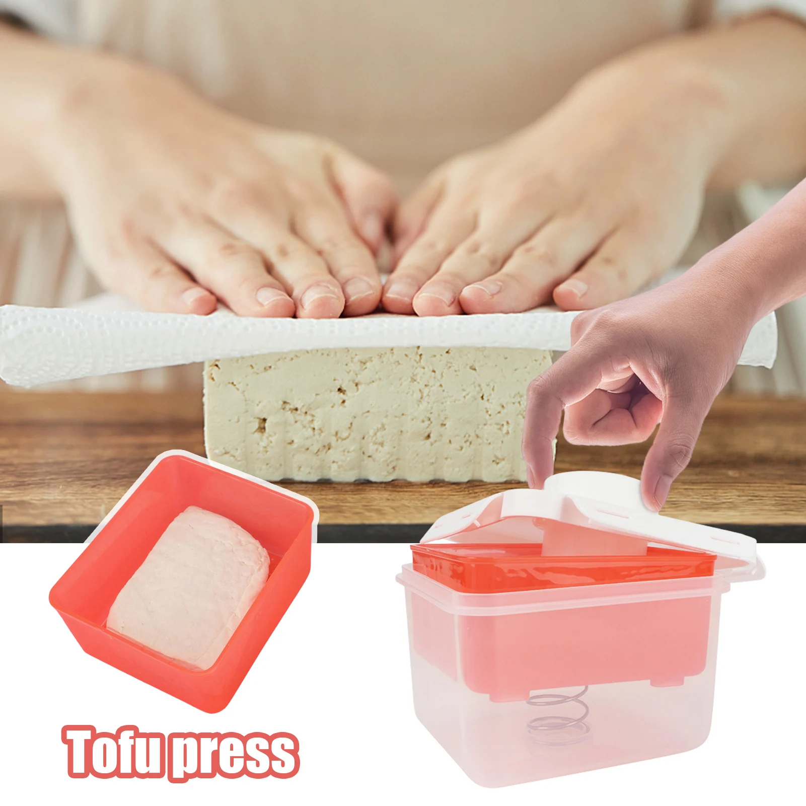 Сушилка для тофу, простой в использовании прозрачный фильтр для тофу, сушилка для тофу и Ситечко для преобразования тофу для лучшего вкуса
Сушилка для тофу, простой в использовании прозрачный фильтр для тофу, сушилка для тофу и Ситечко для преобразования тофу для лучшего вкуса