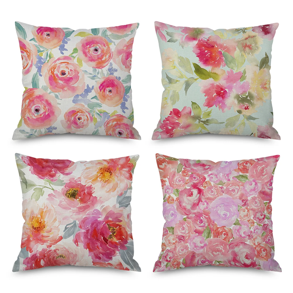 Nordic Style Watercolor Flower Plants Pillow Case Polyester Decor Cartoon Cushion Cover for Car Sofa Pillowcase
Nordic Style Watercolor Flower Plants Pillow Case Polyester Decor Cartoon Cushion Cover for Car Sofa Pillowcase