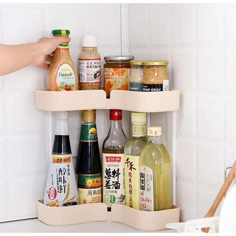 Multifunctional Wall Corner Double Layer Seasoning Storage Rack Drain Washing Table Triangular Shelf For Kitchen Bathroom
Multifunctional Wall Corner Double Layer Seasoning Storage Rack Drain Washing Table Triangular Shelf For Kitchen Bathroom
