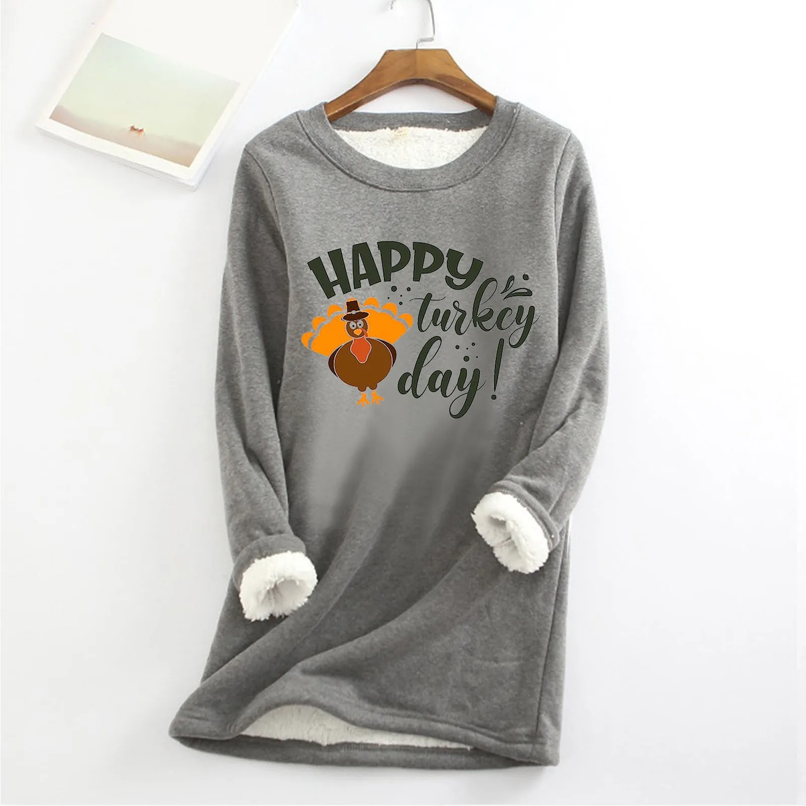 Merry Christmas Sweatshirt 2023 Women Casual Thanksgiving Print Shirt Thick Fleece Sweatshirt Santa Xmas New Year Clothing 
Merry Christmas Sweatshirt 2023 Women Casual Thanksgiving Print Shirt Thick Fleece Sweatshirt Santa Xmas New Year Clothing