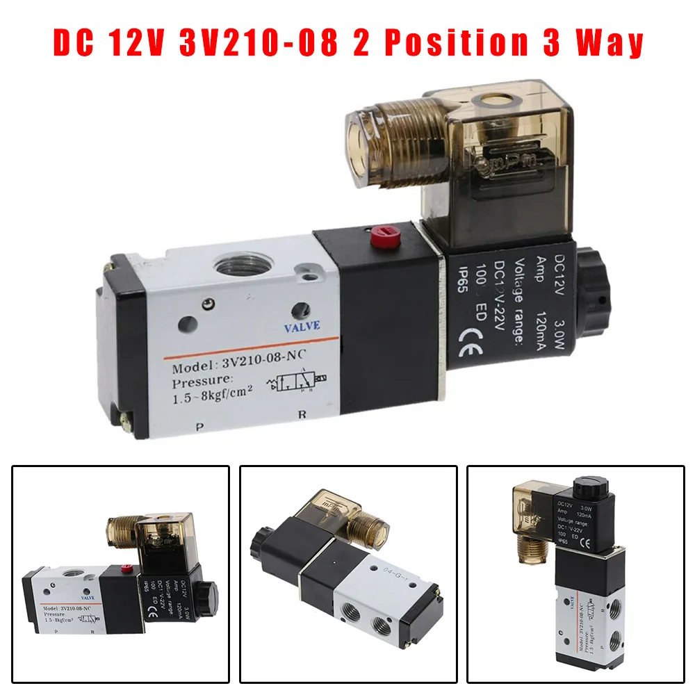 Solenoid Valve 2 Position 3 Way 1/4 PT Air Pneumatic Solenoid Valve 0.15-0.8MPa Metal Plastic Solenoid Valve High Quality
Solenoid Valve 2 Position 3 Way 1/4 PT Air Pneumatic Solenoid Valve 0.15-0.8MPa Metal Plastic Solenoid Valve High Quality