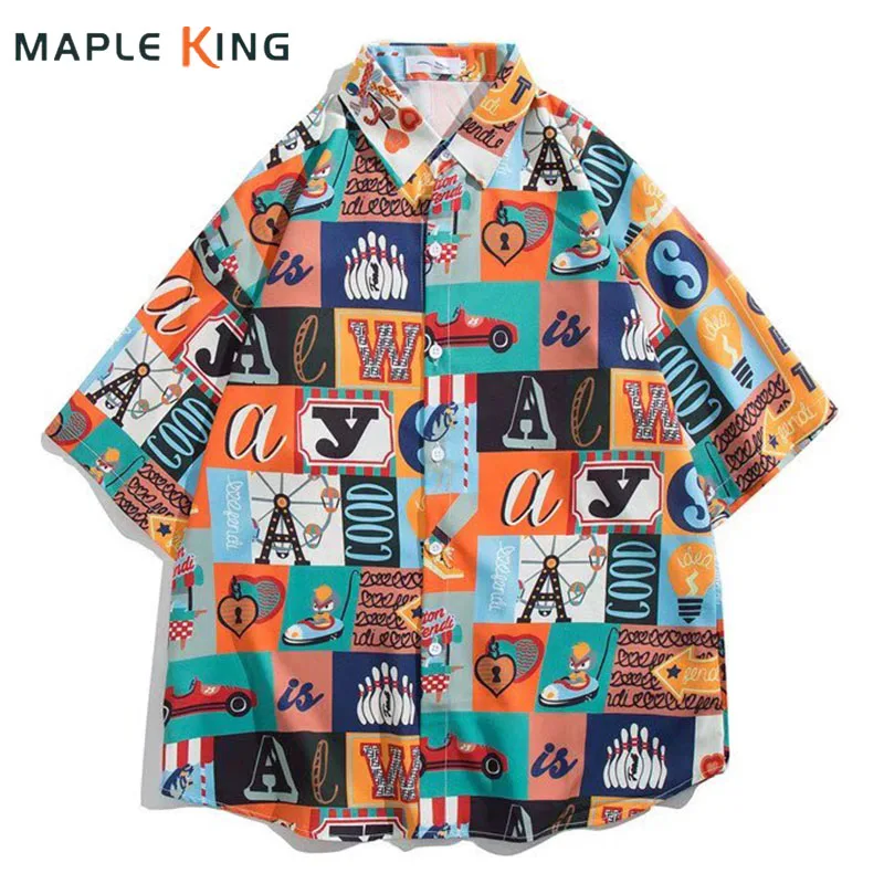 Bottom Up Shirt For Men Women Short Sleeve Plaid Print Loose Streetwear 2022 Harajuku Hawaiian Shirts Cardigan Blusa Masculina
Bottom Up Shirt For Men Women Short Sleeve Plaid Print Loose Streetwear 2022 Harajuku Hawaiian Shirts Cardigan Blusa Masculina