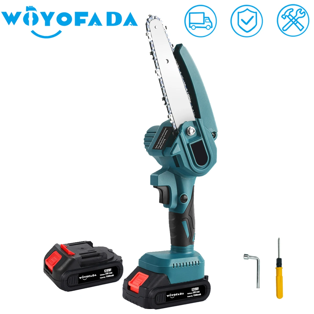 6 Inch Cordless Electric Chainsaw Brushless Rechargeable Cordless Pruning Saw Hand Portable Garden Tool Wood Cutting For Makita
6 Inch Cordless Electric Chainsaw Brushless Rechargeable Cordless Pruning Saw Hand Portable Garden Tool Wood Cutting For Makita