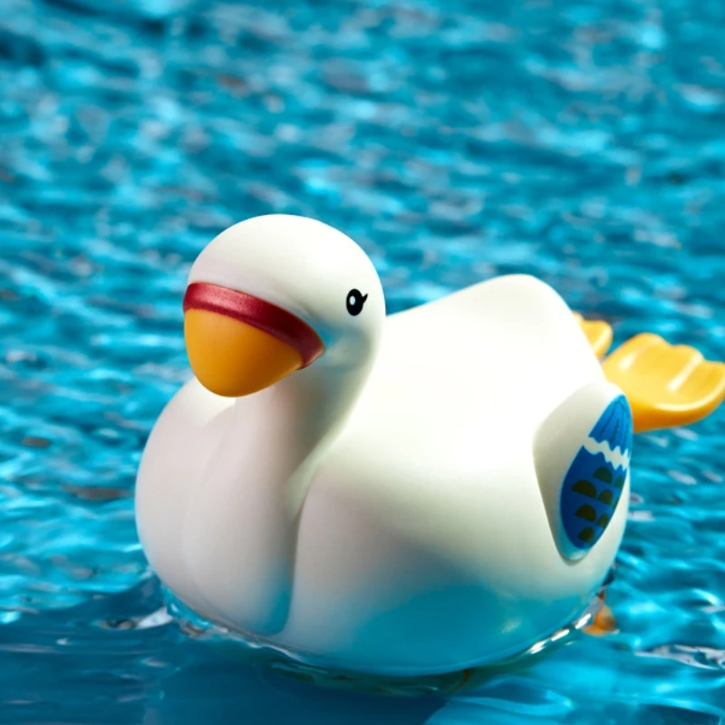 Baby Bath Toys On The Chain Play Water Swimming Small White Goose Children Clockwork Submarine Baby Bathroom Floating Toys
Baby Bath Toys On The Chain Play Water Swimming Small White Goose Children Clockwork Submarine Baby Bathroom Floating Toys