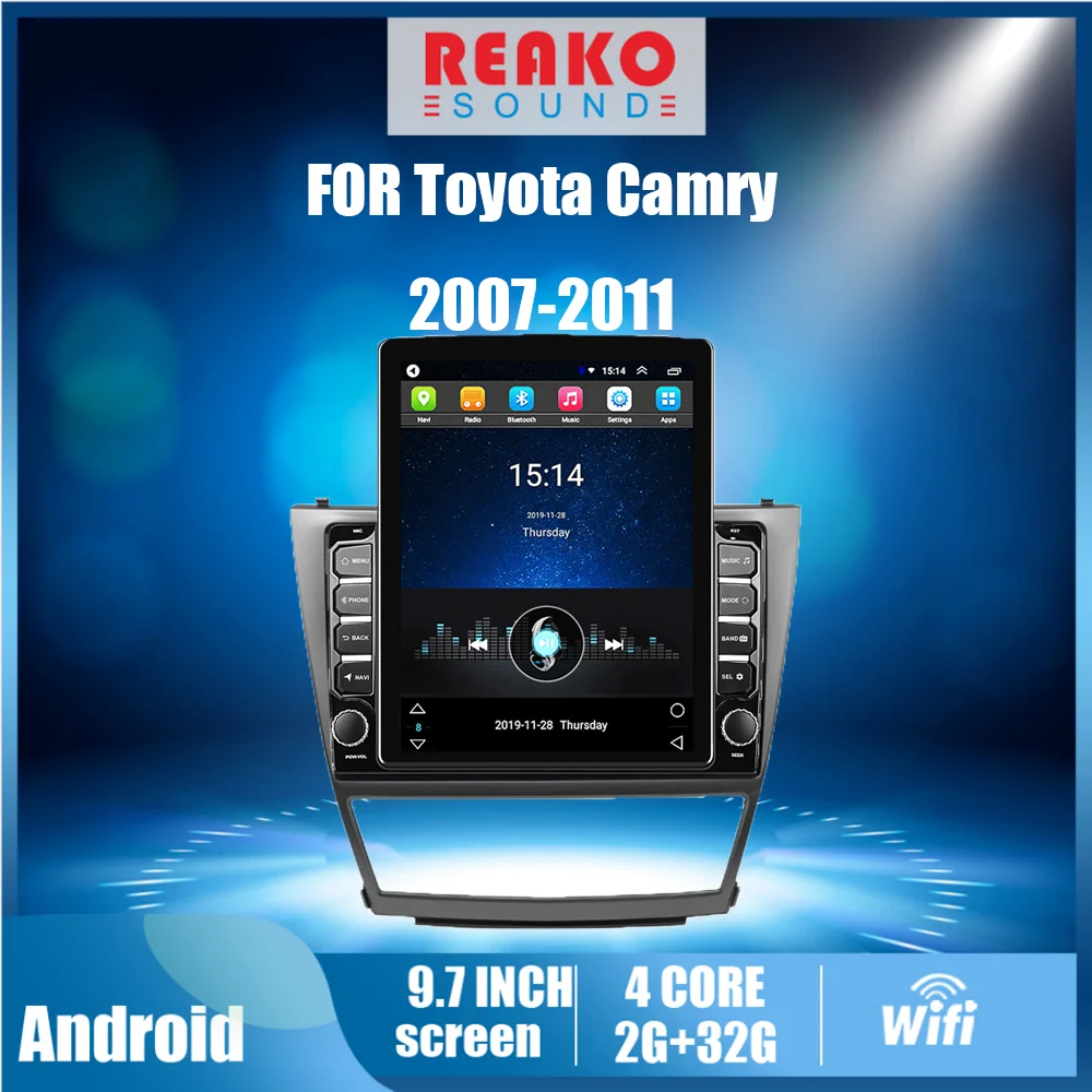4G Carplay Android Autoradio For Toyota Camry 2007-2011 2 Din 9.7" Tesla Screen Car Multimedia Player GPS Navigator Stereo
4G Carplay Android Autoradio For Toyota Camry 2007-2011 2 Din 9.7" Tesla Screen Car Multimedia Player GPS Navigator Stereo