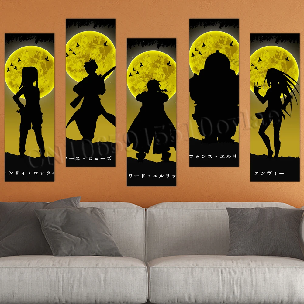 Anime HD Prints Home Decor Wallpaper PVC Fullmetal Alchemist Poster Painting Wall Artwork Self-adhesive Picture For Living Room
Anime HD Prints Home Decor Wallpaper PVC Fullmetal Alchemist Poster Painting Wall Artwork Self-adhesive Picture For Living Room