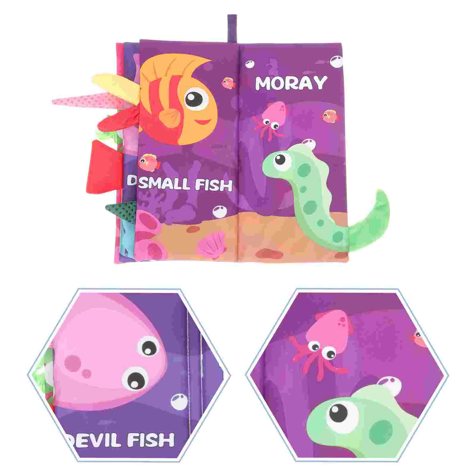 Baby Cloth Book Newborn Cloth Book Toddler Cloth Book Educational Cloth Book (Ocean Animal) 
Baby Cloth Book Newborn Cloth Book Toddler Cloth Book Educational Cloth Book (Ocean Animal)