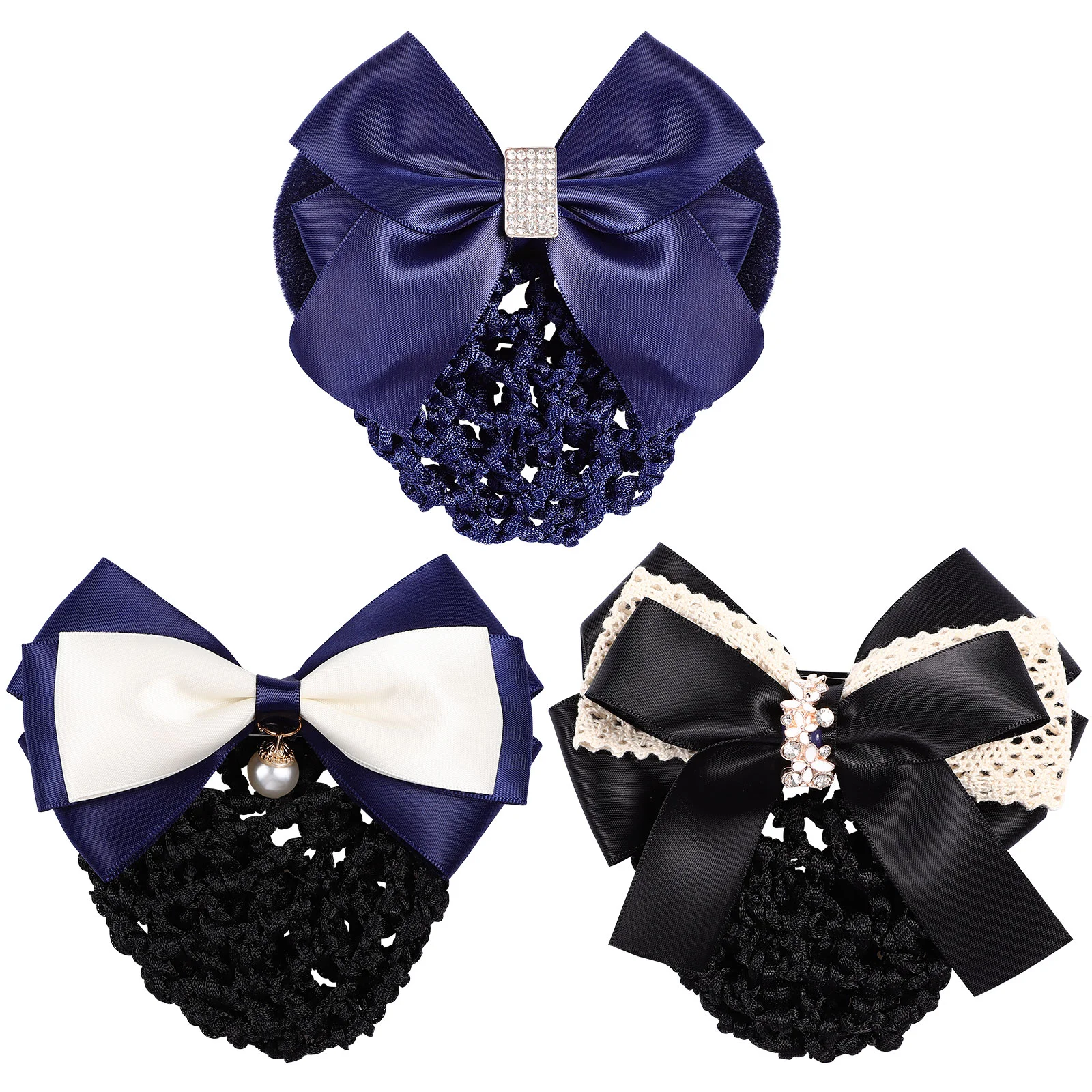 3 Pcs Tiaras Girls Bow Hairnet Bun Cover Bag Snood Covers Women Accessories Miss
3 Pcs Tiaras Girls Bow Hairnet Bun Cover Bag Snood Covers Women Accessories Miss