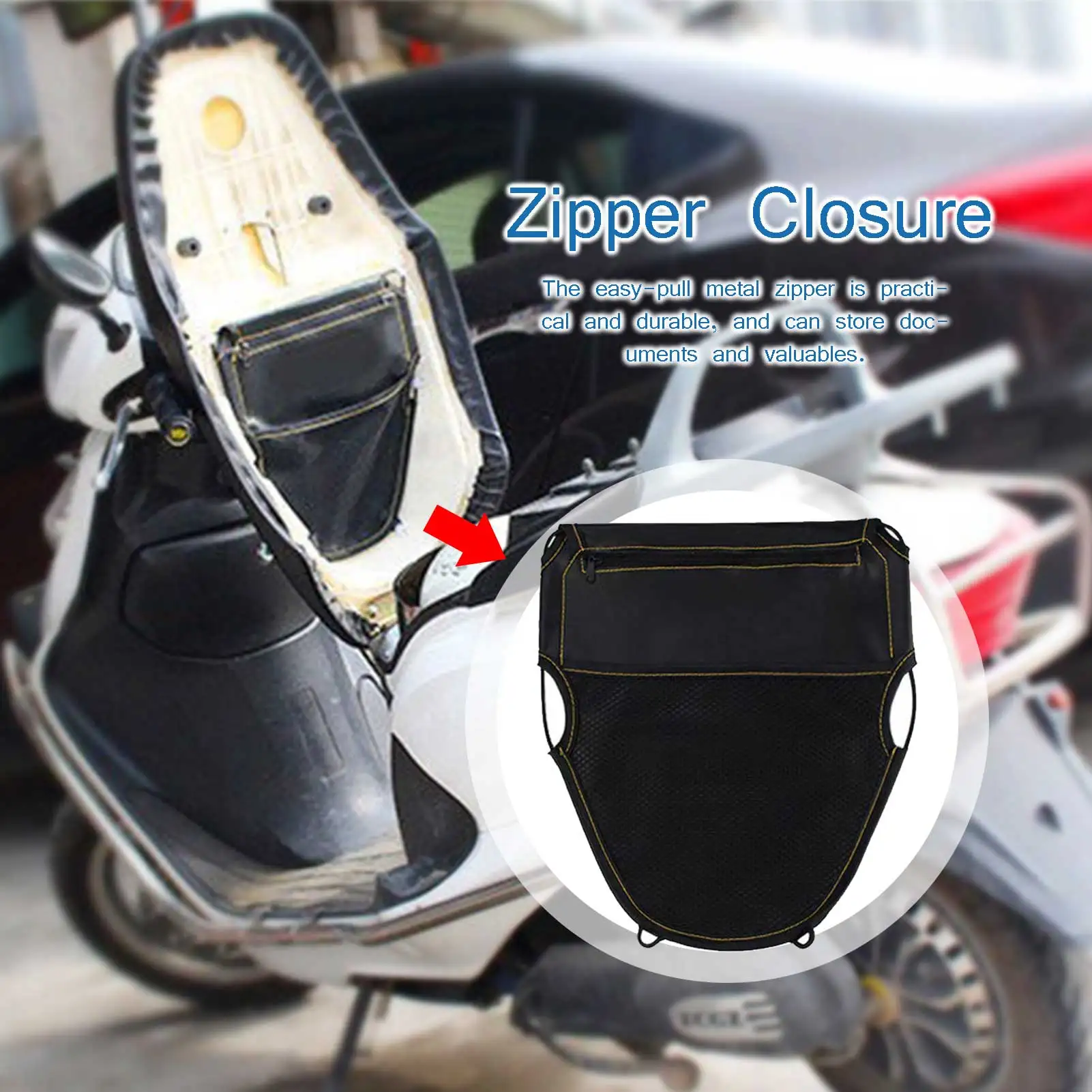 Motorcycle Seat Bag Outer Seat Storage Bag PU Leather Built-in Dual Pockets Organizer Motorcycle Bag Accessories bolsa moto
Motorcycle Seat Bag Outer Seat Storage Bag PU Leather Built-in Dual Pockets Organizer Motorcycle Bag Accessories bolsa moto