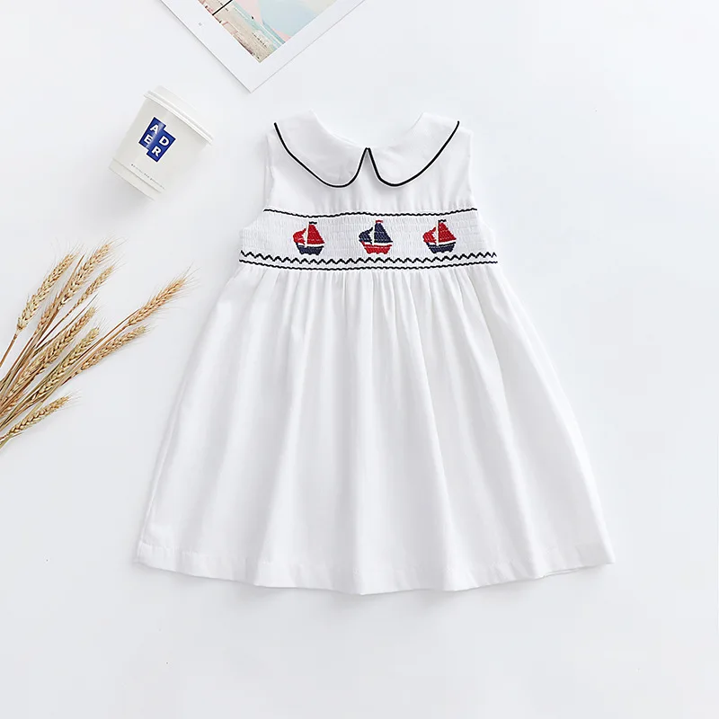 Little Girl Princess Dress Toddler Girls Sleeveless Smock Dresses Embroidery Summer 2023 New Children Cotton One Piece Clothing
Little Girl Princess Dress Toddler Girls Sleeveless Smock Dresses Embroidery Summer 2023 New Children Cotton One Piece Clothing