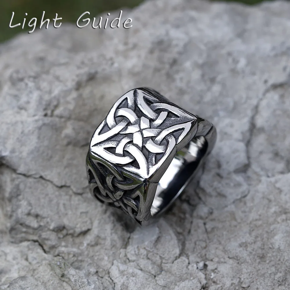 

2022 NEW Men's 316L stainless-steel rings Odin VIKING Talisman RING for teens gothic punk FASHION Jewelry Gift free shipping