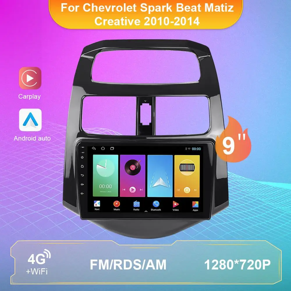 Android 10 Car Radio Multimedia Video Player For Chevrolet Spark Beat Matiz Creative 2010-2014 9" Navigation GPS Carplay
Android 10 Car Radio Multimedia Video Player For Chevrolet Spark Beat Matiz Creative 2010-2014 9" Navigation GPS Carplay