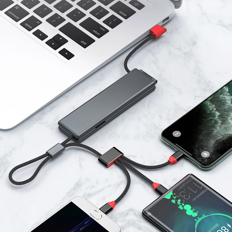 Retractable Portable Data Cable 3 in 1 Cable Wire Line for iPhone Type-C/Micro Fast Charging Cable Line Adapter Home Office Use
Retractable Portable Data Cable 3 in 1 Cable Wire Line for iPhone Type-C/Micro Fast Charging Cable Line Adapter Home Office Use