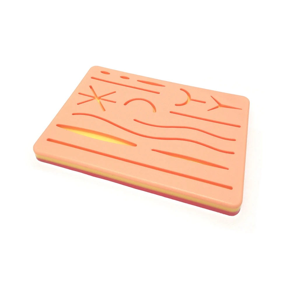 Skin Suture Model Y Traumatic Suturing Training Pad Wound Silicone Suture Pad Reusable Silicone Suture Practice Mat
Skin Suture Model Y Traumatic Suturing Training Pad Wound Silicone Suture Pad Reusable Silicone Suture Practice Mat