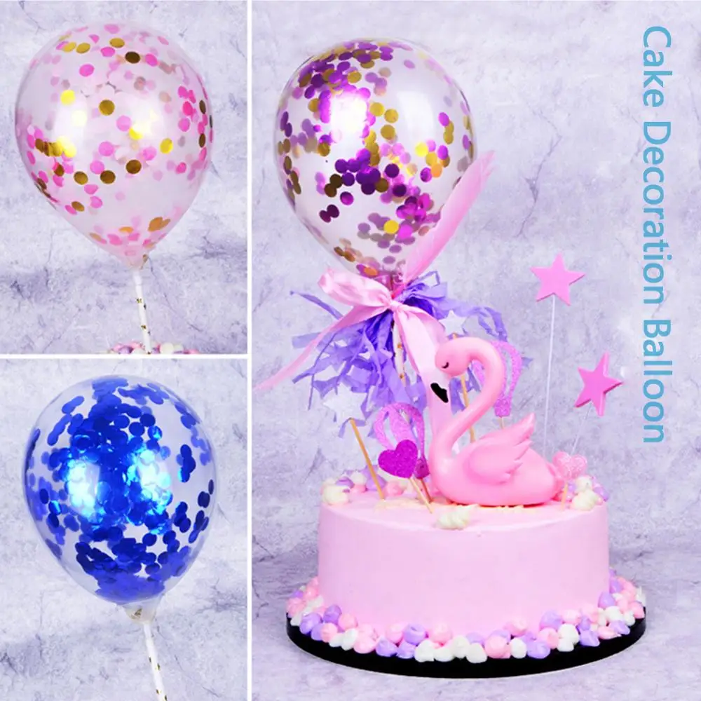 10Pcs 5 Inch Balloon Cake Topper Cloud Shape Confetti Balloon Cake Topper balons for Birthday Baby Shower Wedding Decoration
10Pcs 5 Inch Balloon Cake Topper Cloud Shape Confetti Balloon Cake Topper balons for Birthday Baby Shower Wedding Decoration