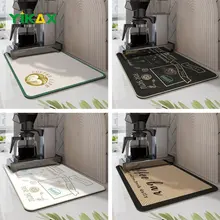 Coffee Machine Suction Pad Kitchen Bar Dish Drying Mat Table Top Drain Pad Water Dispenser Wash-free Mat Dinnerware Place Mats