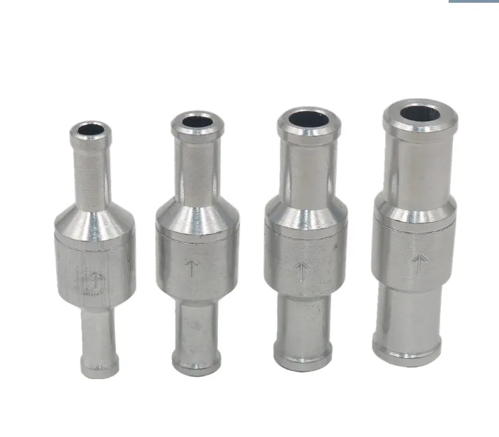 6/8/10/12mm Aluminium Alloy One Way Fuel Non Return Check Valve Petrol Diesel for Car Vacuum Hose Oil Water Pumps
6/8/10/12mm Aluminium Alloy One Way Fuel Non Return Check Valve Petrol Diesel for Car Vacuum Hose Oil Water Pumps