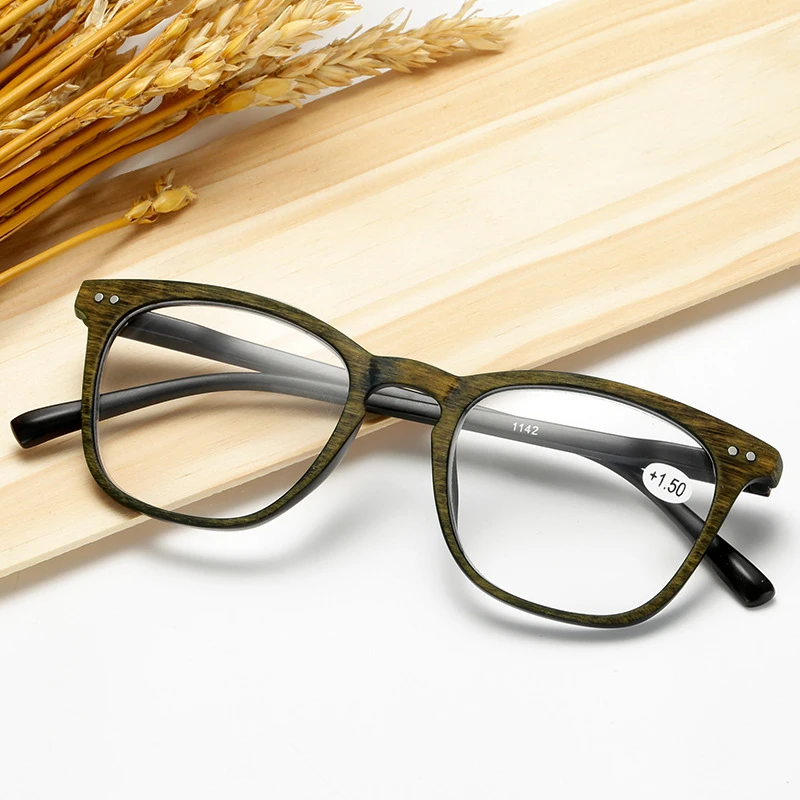 Square Imitation Wood Reading Glasses For Women&Men Clear Lens Presbyopia Eyeglasses Hyperopia Eyewear+1.0+1.5+2.0...+4.0
Square Imitation Wood Reading Glasses For Women&Men Clear Lens Presbyopia Eyeglasses Hyperopia Eyewear+1.0+1.5+2.0...+4.0