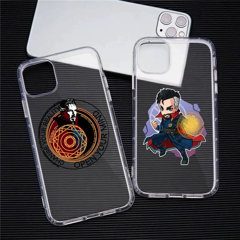 Marvel Heroes Doctor Strange Phone Case For iphone 13 12 11 Pro Max Mini XS 8 7 Plus X SE 2020 XR Transparent Soft Cover
Marvel Heroes Doctor Strange Phone Case For iphone 13 12 11 Pro Max Mini XS 8 7 Plus X SE 2020 XR Transparent Soft Cover