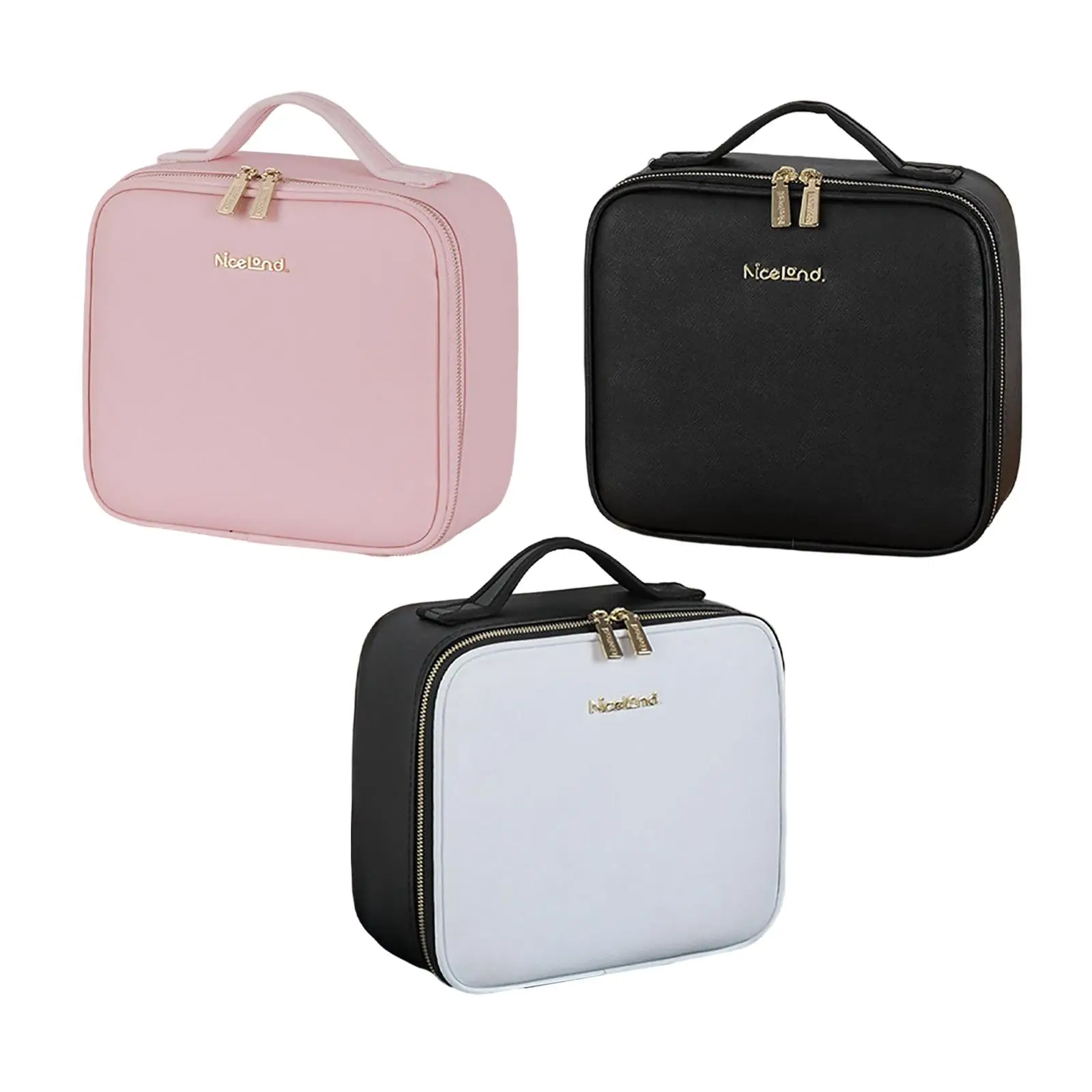 Travel Train Makeup Case with LED Mirror Multifunction Adjustable Brightness Beauty Box Storage Bag for Toiletry Gift Women
Travel Train Makeup Case with LED Mirror Multifunction Adjustable Brightness Beauty Box Storage Bag for Toiletry Gift Women