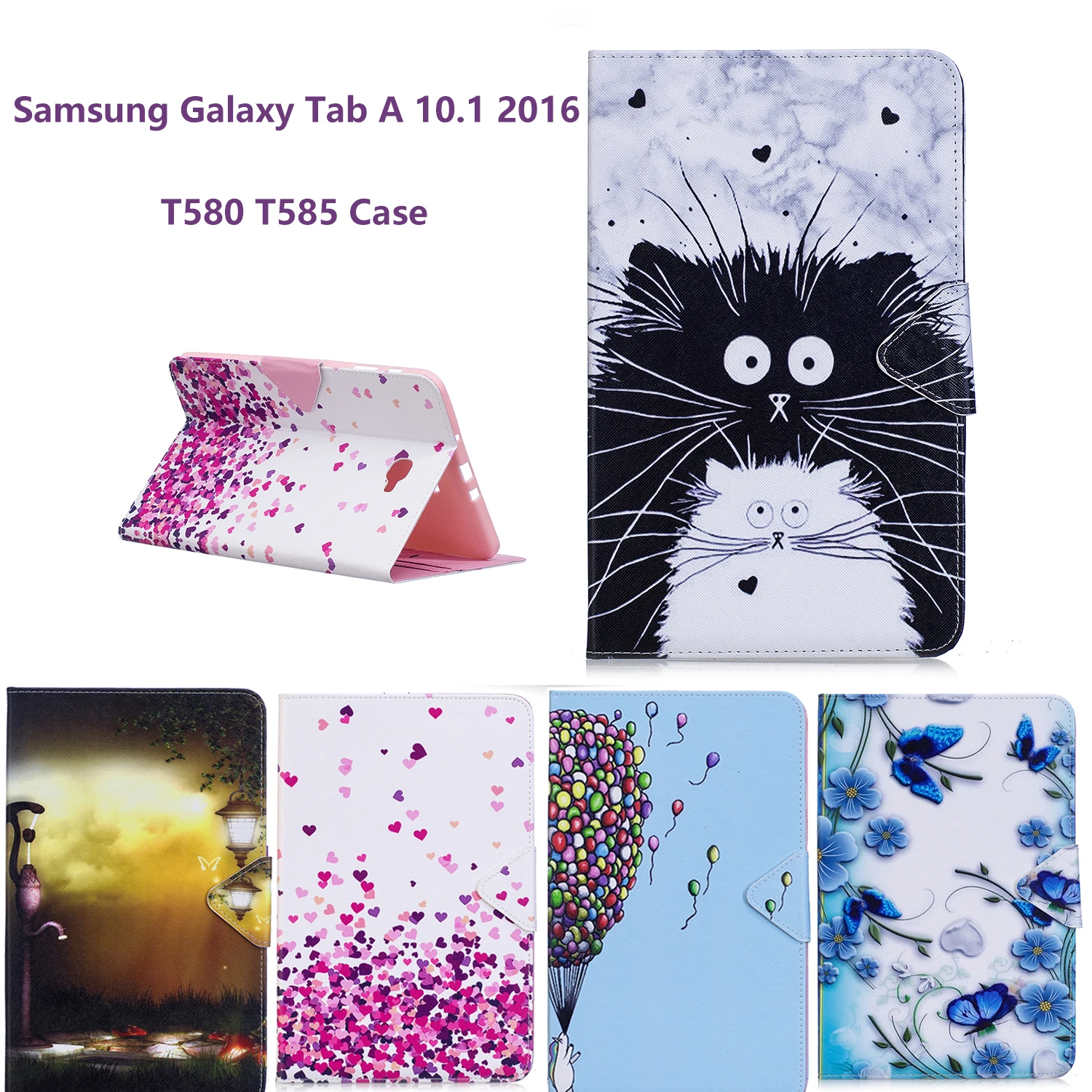 For Samsung Galaxy Tab A 10.1 2016 T580 T585 Cartoon Stand Flip PU Leather Tablet Case Flip Tablet SM-T585 SM-T580 Case Cover
For Samsung Galaxy Tab A 10.1 2016 T580 T585 Cartoon Stand Flip PU Leather Tablet Case Flip Tablet SM-T585 SM-T580 Case Cover