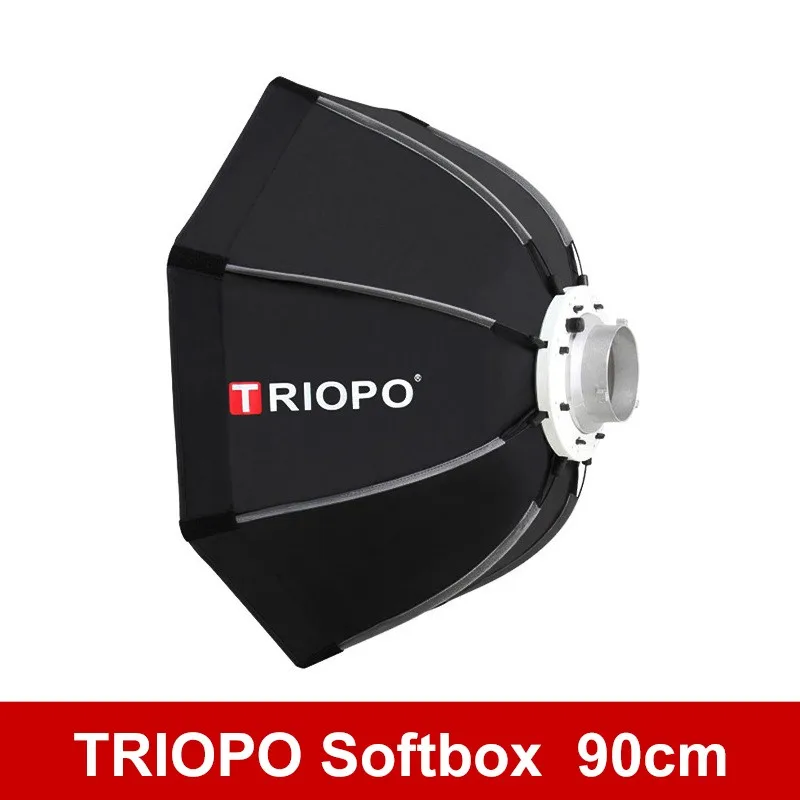 TRIOPO 90cm/120cm Octagon Foldable Softbox Bracket Soft Box with Bowens Mount/Handle for Godox Yongnuo Speedlite Flash
TRIOPO 90cm/120cm Octagon Foldable Softbox Bracket Soft Box with Bowens Mount/Handle for Godox Yongnuo Speedlite Flash