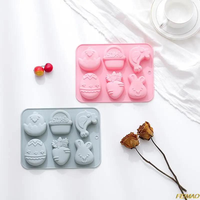 1 Pc Baking Mold Cute Easter Silicone Mold Rabbit Colored Egg Chocolate Cake Mold Holiday Birhtday Party KitchenAid Baking Tools
1 Pc Baking Mold Cute Easter Silicone Mold Rabbit Colored Egg Chocolate Cake Mold Holiday Birhtday Party KitchenAid Baking Tools
