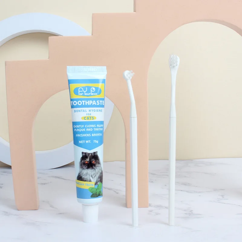 Cat Vanilla Toothbrush Pet Toothbrush Toothpaste Set For Small Medium Cat Cleaning Mouth Dog Accessories Pet Supplies 2022 New
Cat Vanilla Toothbrush Pet Toothbrush Toothpaste Set For Small Medium Cat Cleaning Mouth Dog Accessories Pet Supplies 2022 New