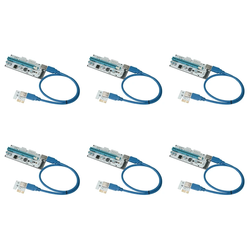 VER008S PCI-E Express Cable 1X TO 16X Image Extension Ethereum ETH Mining Powered Riser Adapter Card (6 Pack) 
VER008S PCI-E Express Cable 1X TO 16X Image Extension Ethereum ETH Mining Powered Riser Adapter Card (6 Pack)