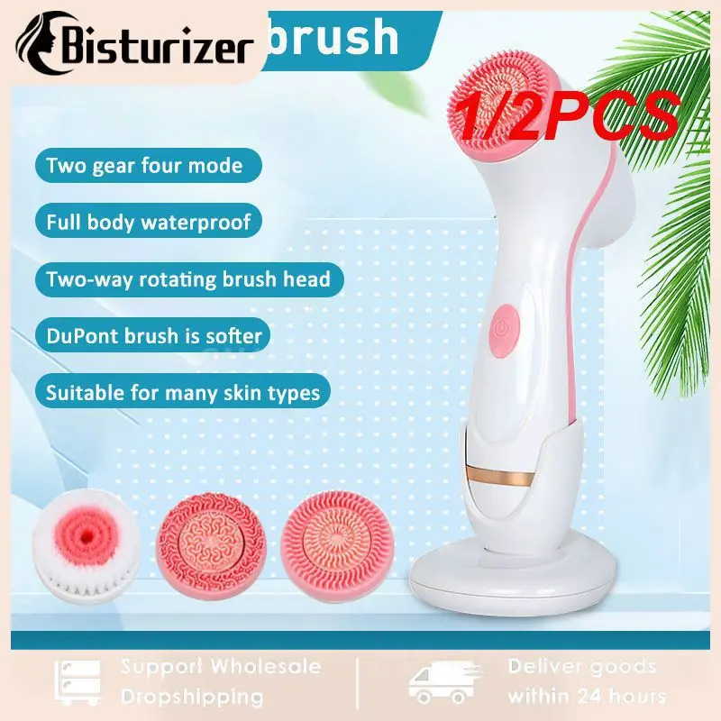 1/2PCS Ultrasonic Cleaner Electric Cleansing Brush 3 In 1 Face Massagers Sonic Rotating Cleansing Brush Galvanic Remove
1/2PCS Ultrasonic Cleaner Electric Cleansing Brush 3 In 1 Face Massagers Sonic Rotating Cleansing Brush Galvanic Remove