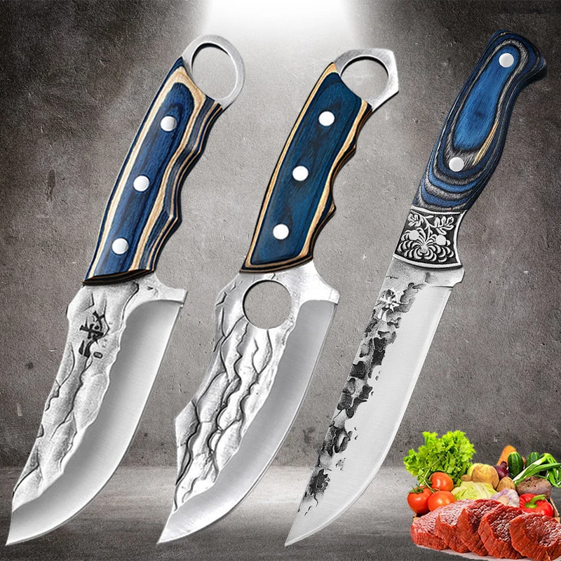 Hunting Fishing Pocket Knives Forged Cleaver Knife Cutter Outdoor Slaughtering Boning Butcher Knife
Hunting Fishing Pocket Knives Forged Cleaver Knife Cutter Outdoor Slaughtering Boning Butcher Knife