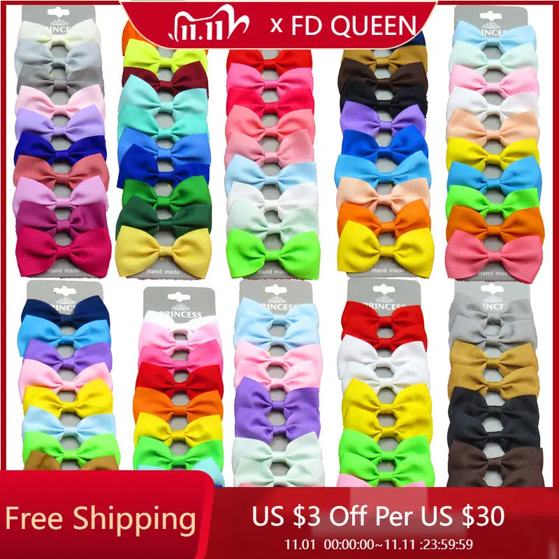 10Pcs/Set Handmade Solid Ribbon Bowknot Hair Clips for Girls Cute Candy Color Duckbill Clip Children Hair Accessories 2022 New
10Pcs/Set Handmade Solid Ribbon Bowknot Hair Clips for Girls Cute Candy Color Duckbill Clip Children Hair Accessories 2022 New