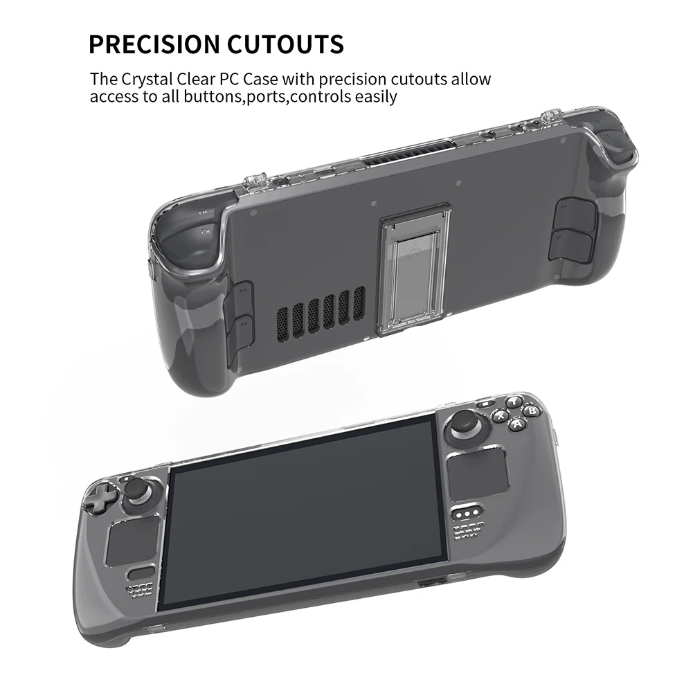 Transparent PC Hard Case for Steam Deck Host Split Crystal Protective Cases Gamepad Cover for Steamdeck Game Console Shell
Transparent PC Hard Case for Steam Deck Host Split Crystal Protective Cases Gamepad Cover for Steamdeck Game Console Shell
