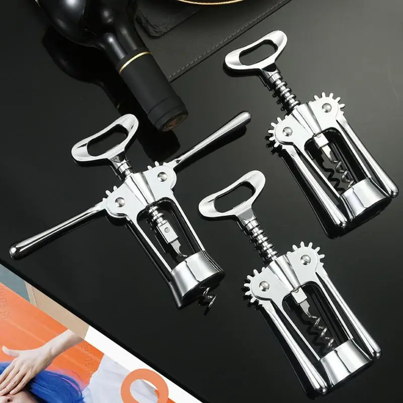 Wine Bottle Opener Manual Zinc Alloy Wine Corkscrew Creative Wing Spiral Rotor Manual Bottle Opener Multifunctional Wine Opening
Wine Bottle Opener Manual Zinc Alloy Wine Corkscrew Creative Wing Spiral Rotor Manual Bottle Opener Multifunctional Wine Opening