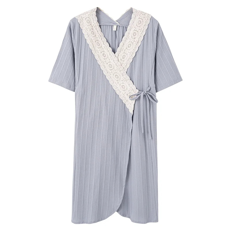 Women Bathrobe Cotton Big Yards Polka Dots Robes Short Sleeve Robe Medium Long Spa Kimono Morning House Suits Summer Plus Size
Women Bathrobe Cotton Big Yards Polka Dots Robes Short Sleeve Robe Medium Long Spa Kimono Morning House Suits Summer Plus Size