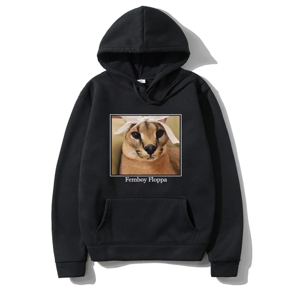 Femboy Big Floppa Classic Print Hoodie Rap Hip Hop Hoody Sweatshirt Rock Punk Men Women Fashion Cotton Loose Hoodies Pullover
Femboy Big Floppa Classic Print Hoodie Rap Hip Hop Hoody Sweatshirt Rock Punk Men Women Fashion Cotton Loose Hoodies Pullover