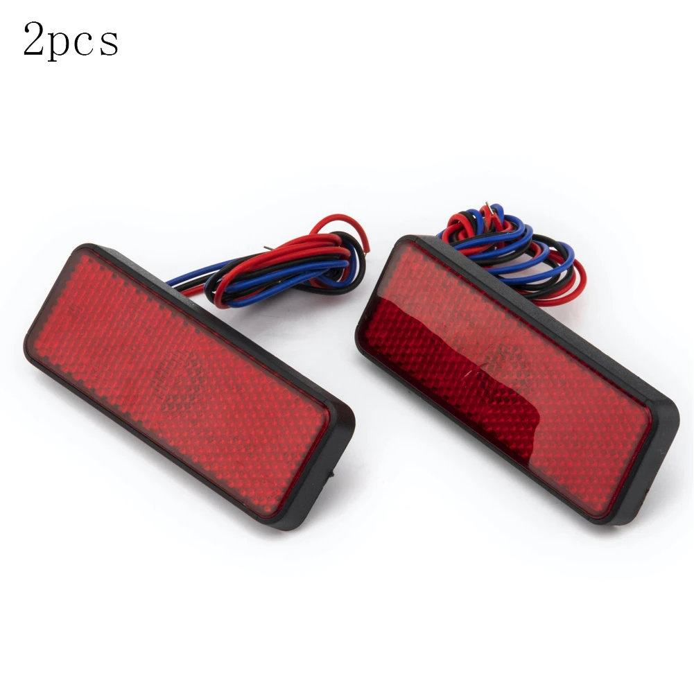 2pcs Universal 12V LED Brake Lights Reflector Rear Tail Brake Stop Side Marker Lamp Directional Accessories For Truck Motorcycle
2pcs Universal 12V LED Brake Lights Reflector Rear Tail Brake Stop Side Marker Lamp Directional Accessories For Truck Motorcycle