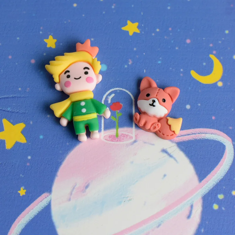 100Pcs 19-35MM Kawaii Cartoon Prince Fox Flatback Resin Cabochon Scrapbooking for Phone Decor DIY Embellishment Hair Bows Center
100Pcs 19-35MM Kawaii Cartoon Prince Fox Flatback Resin Cabochon Scrapbooking for Phone Decor DIY Embellishment Hair Bows Center