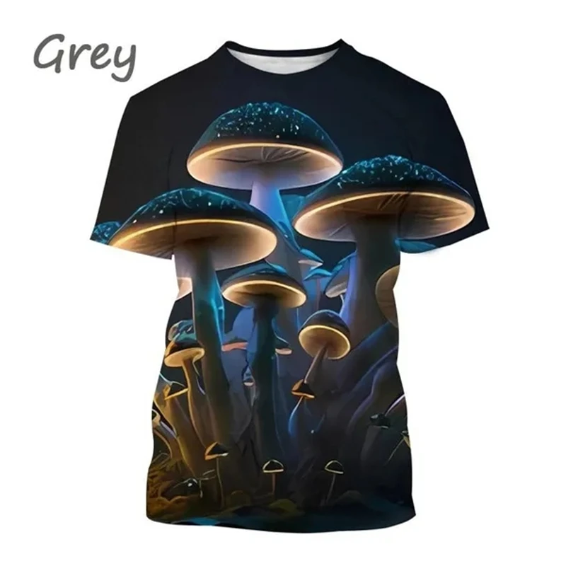 Mushroom 3D Printing T Shirt Plant Pattern Round Neck Short Sleeve Forest Fashion Casual Unisex Tops Tshirt High Quality T-shirt 
Mushroom 3D Printing T Shirt Plant Pattern Round Neck Short Sleeve Forest Fashion Casual Unisex Tops Tshirt High Quality T-shirt