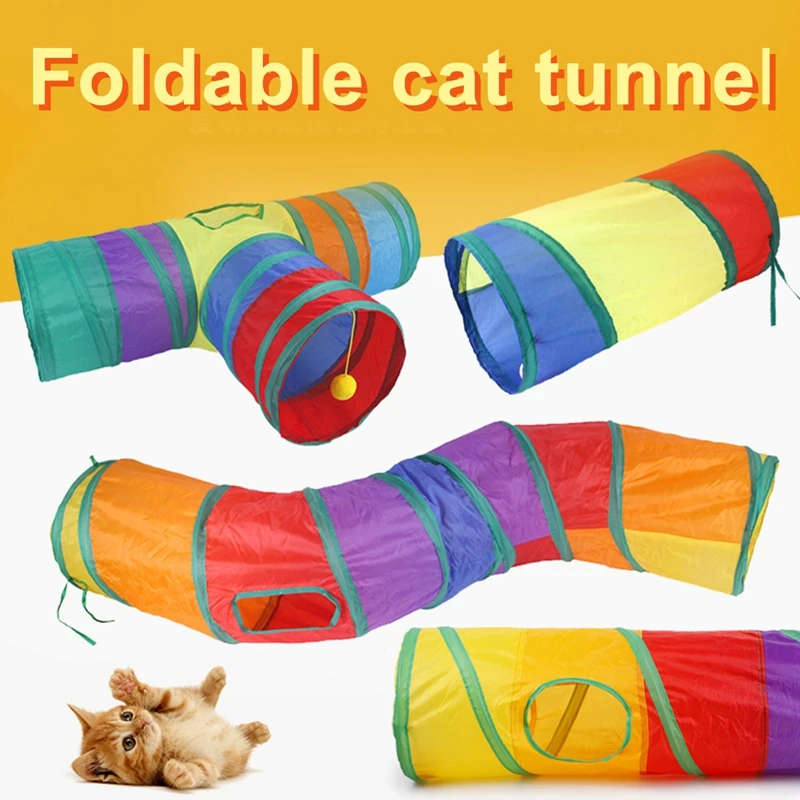 Cats Tunnel Foldable Pet Cat Toys Kitty Pet Training Interactive Fun Toy Tunnel Bored For Puppy Kitten Rabbit Play Tunnel Tube
Cats Tunnel Foldable Pet Cat Toys Kitty Pet Training Interactive Fun Toy Tunnel Bored For Puppy Kitten Rabbit Play Tunnel Tube