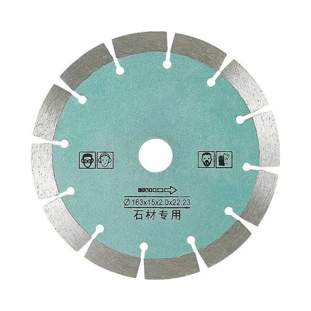 

1 шт. алмазный пильный диск 163 мм, режущий диск для плитки, керамики, гранита, бетона, мрамора, режущий станок, электроинструменты, аксессуары