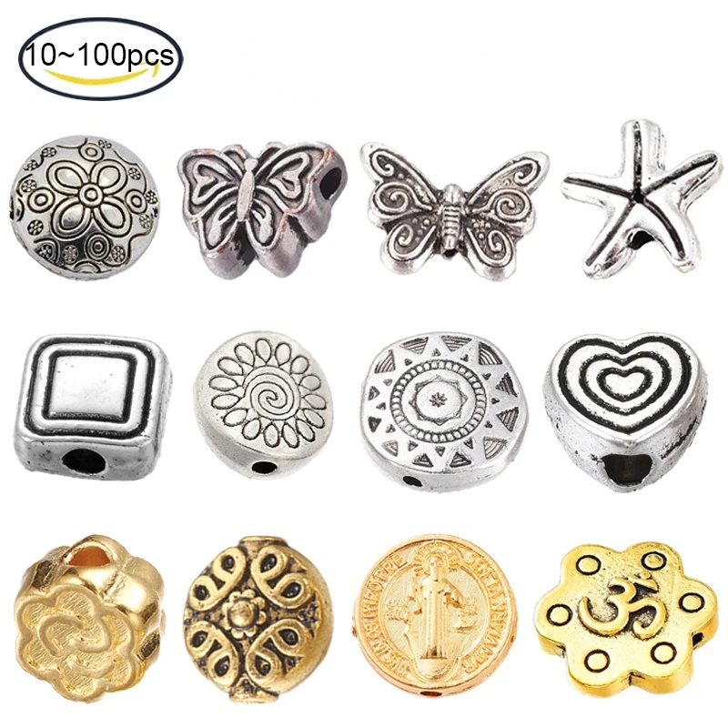 10-100PC Tibetan Antique Beads Lead Nickel Cadmium Free 11mm long 10mm wide 6mm thick hole: 1mm
10-100PC Tibetan Antique Beads Lead Nickel Cadmium Free 11mm long 10mm wide 6mm thick hole: 1mm
