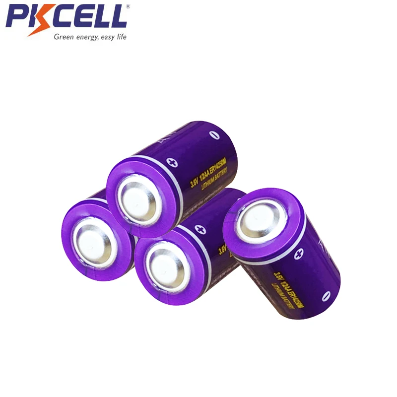 4PCS PKCELL 1/2AA ER14250M 3.6V 750mah lithium battery Li-SOCl2 singe use battery (Power Type) for military electronics
4PCS PKCELL 1/2AA ER14250M 3.6V 750mah lithium battery Li-SOCl2 singe use battery (Power Type) for military electronics