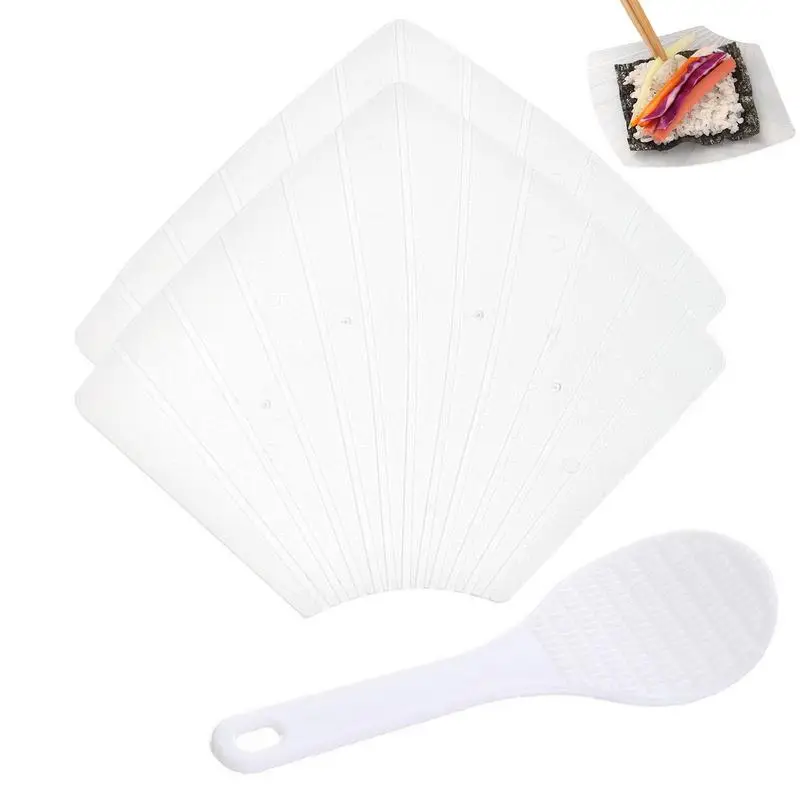3pcs/set Moulds DIY Sushi Maker Rice Ball Maker With Rice Paddle Sushi Tools Two Hand Roll Temaki Sushi Molds
3pcs/set Moulds DIY Sushi Maker Rice Ball Maker With Rice Paddle Sushi Tools Two Hand Roll Temaki Sushi Molds