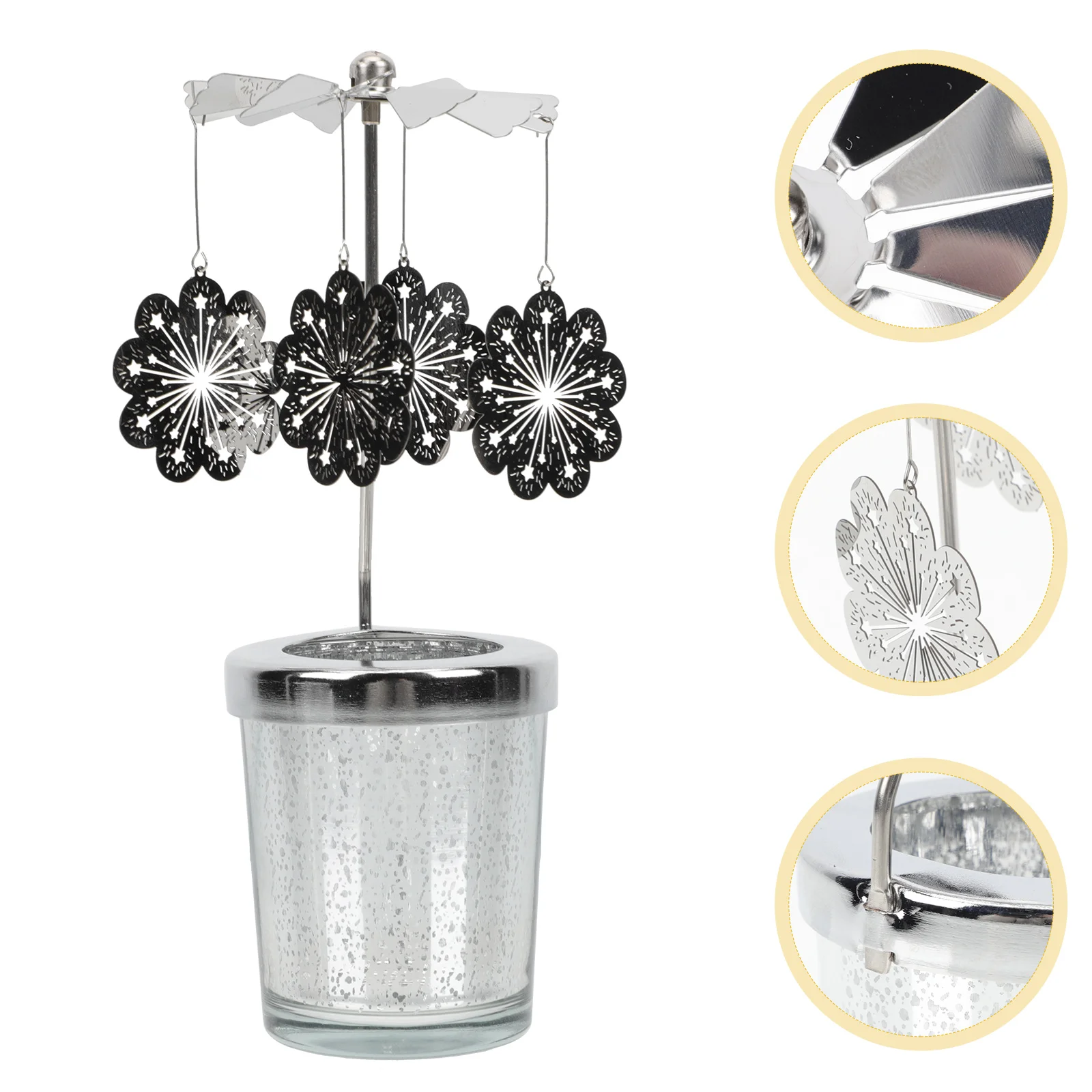 Holder Candlestick Rotary Rotating Tea Stand Metal Light Tealight Christmas Party Candleholder Carousel Holdersdecoration Dinner
Holder Candlestick Rotary Rotating Tea Stand Metal Light Tealight Christmas Party Candleholder Carousel Holdersdecoration Dinner