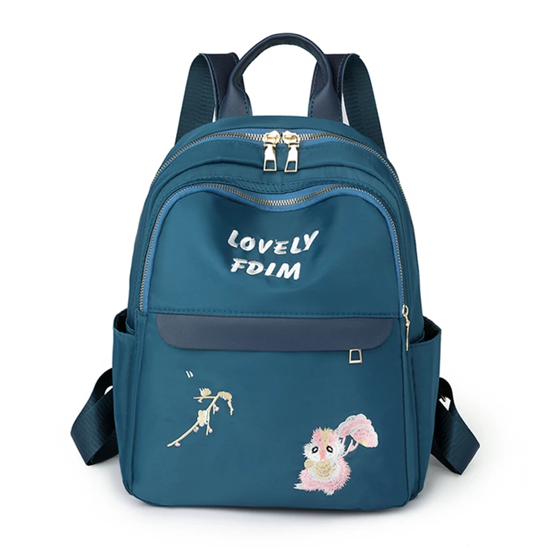 New Backpacks For Women Embroidered Fabric Shoulder Bag Large Capacity Dual Zipper Dual Use Casual Backpack Students School Bags
New Backpacks For Women Embroidered Fabric Shoulder Bag Large Capacity Dual Zipper Dual Use Casual Backpack Students School Bags