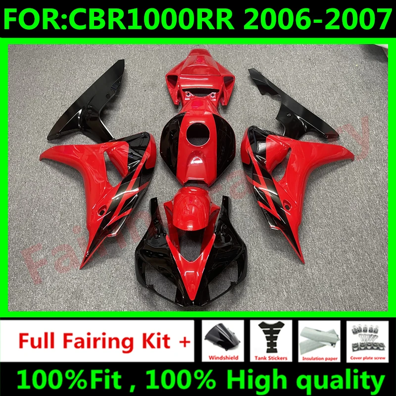 Новый комплект обтекателей для мотоцикла Abs подходит для CBR1000RR CBR1000 06 07 CBR 1000RR 2006 2007 обтекатель для кузова красный черный
Новый комплект обтекателей для мотоцикла Abs подходит для CBR1000RR CBR1000 06 07 CBR 1000RR 2006 2007 обтекатель для кузова красный черный